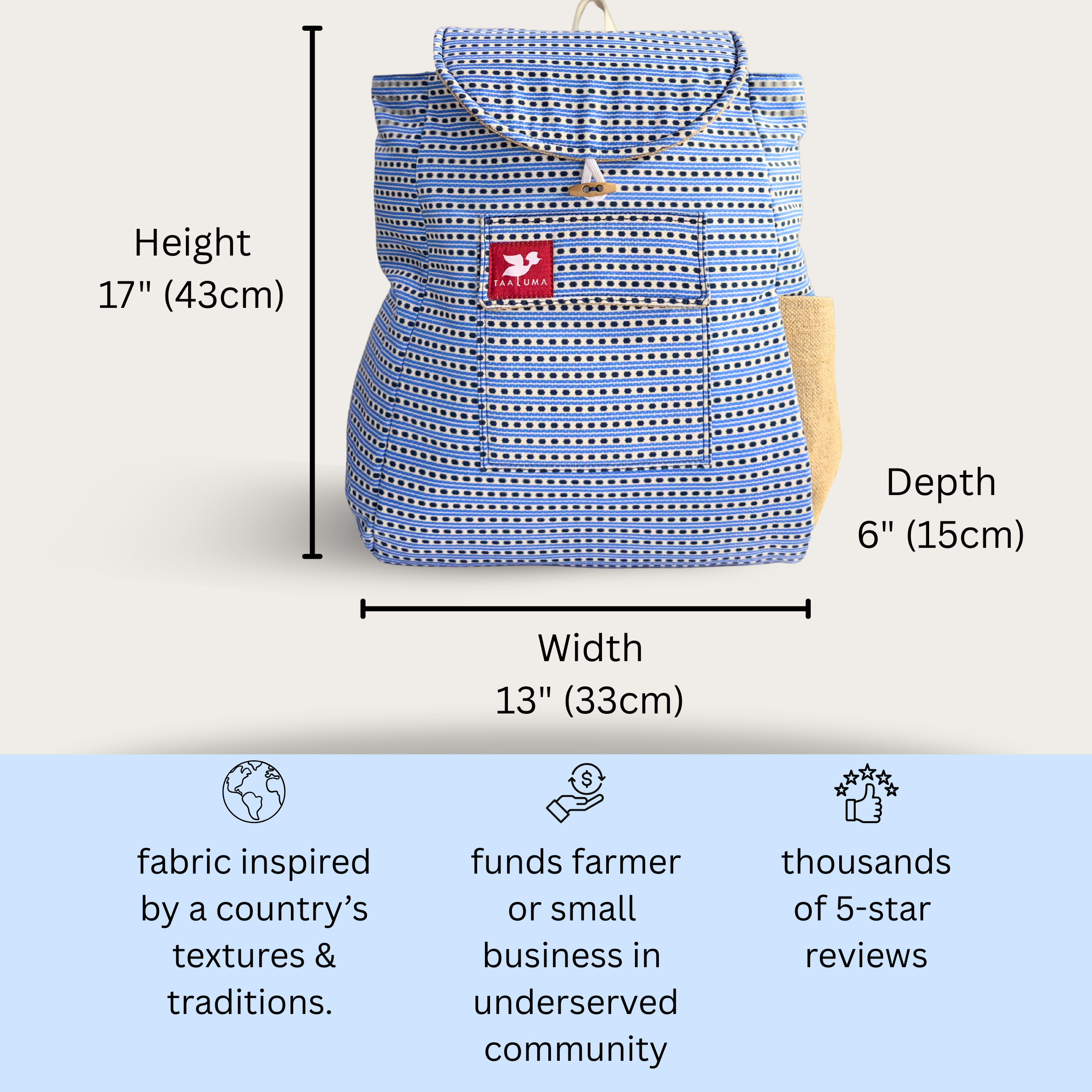 Myanmar Backpack Tote