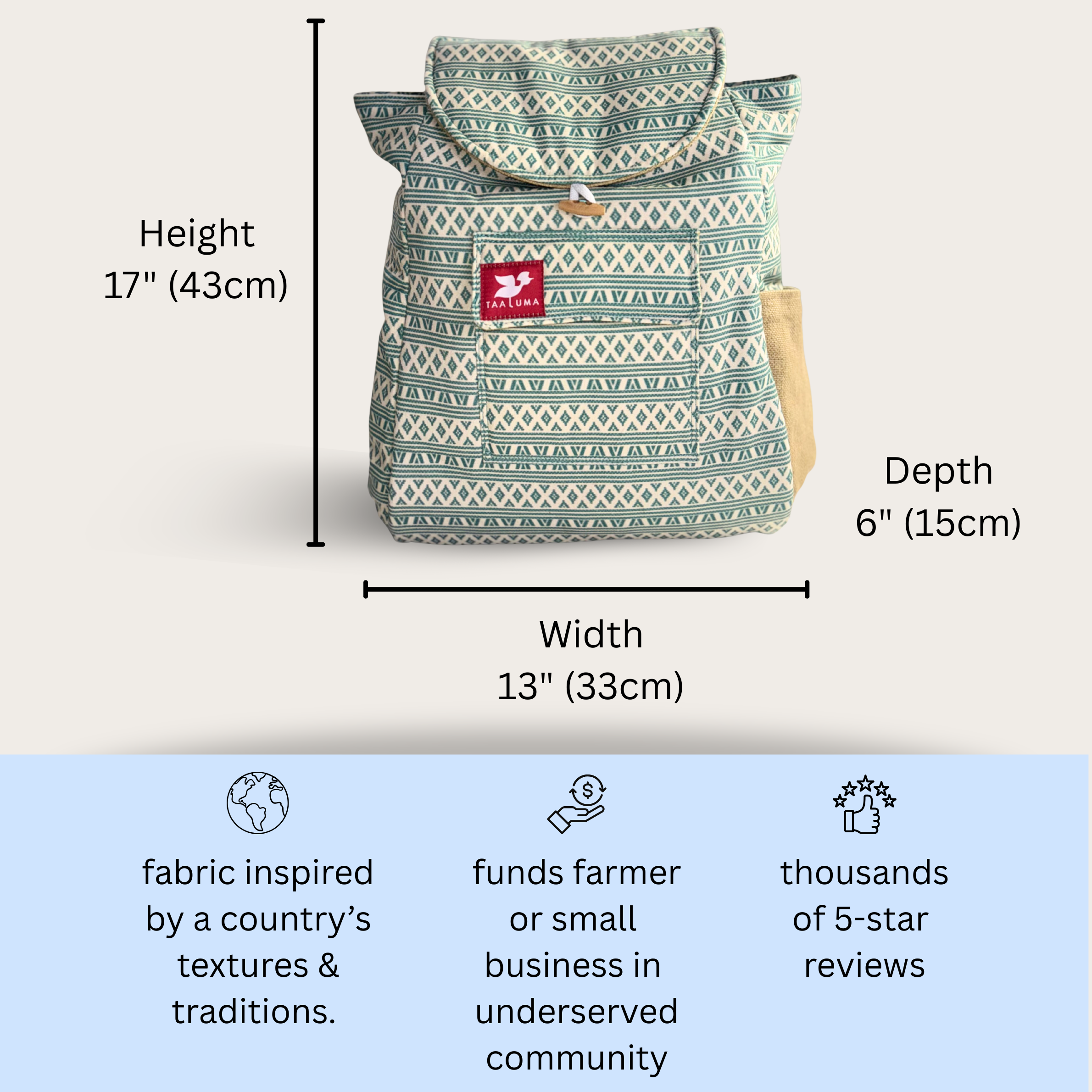 Turkey Backpack Tote